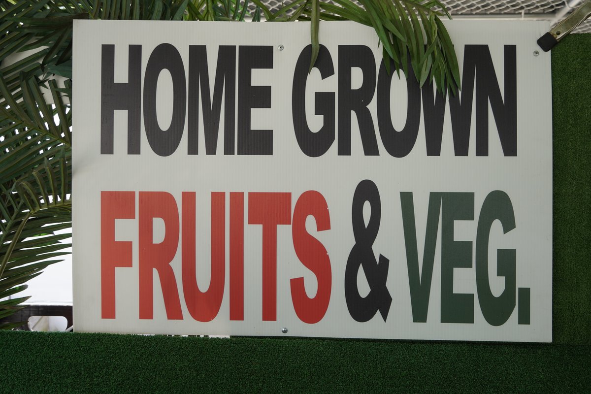Everyday Produce - Home Grown Fruits and Vegetables sign